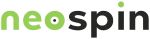 Logotipo de Neospin con texto verde y negro
