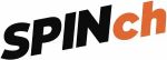 Logotipo de SPINch con texto en negro y naranja sobre fondo blanco.